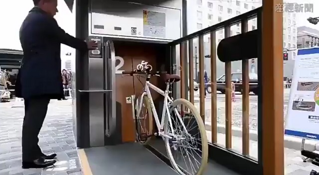 Велопарковка в Японии