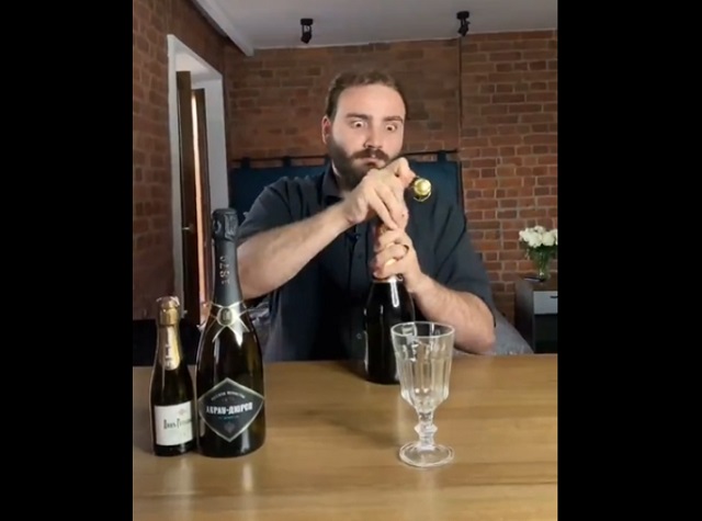 Француз оценил "Советское шампанское"