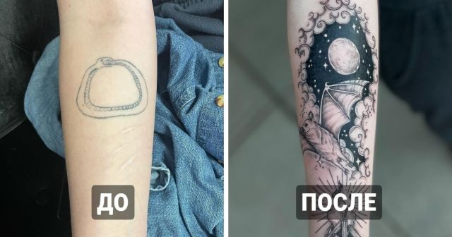 Старые татуировки, которые получили новую жизнь