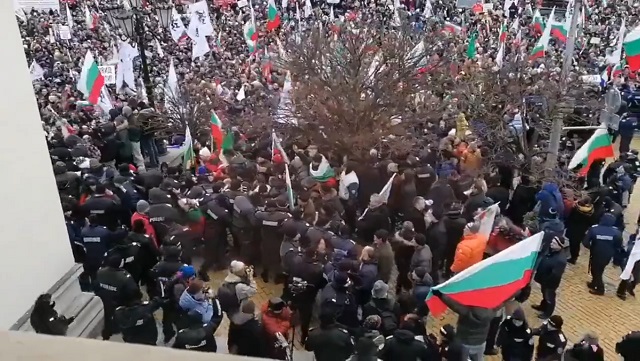 протесты в болгарии