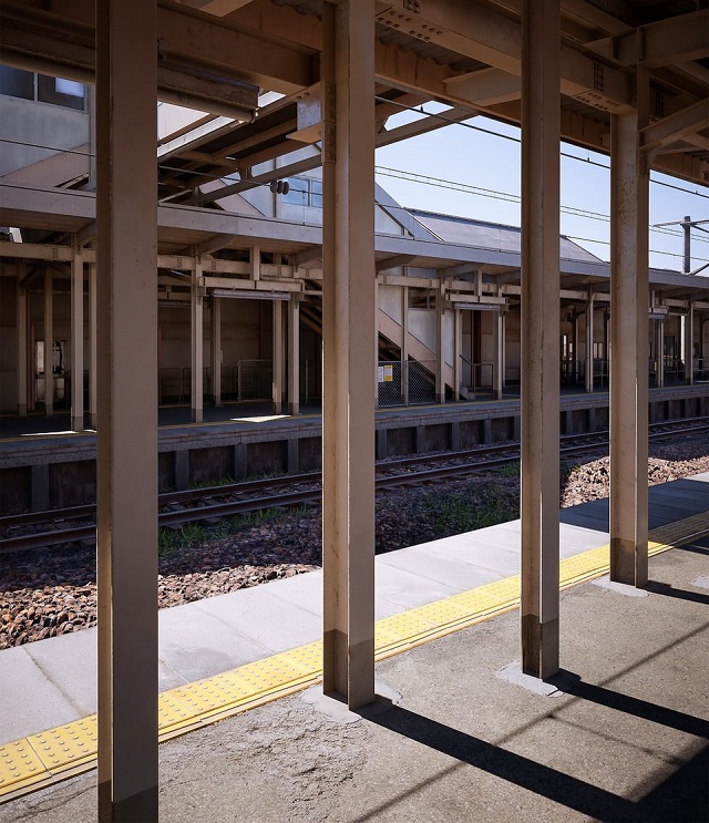 Железнодорожная станция на движке Unreal Engine 5