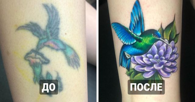 Мастера за работой: новая жизнь старых татуировок