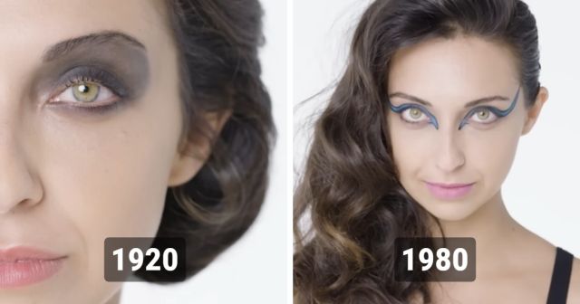 Как менялась мода на подводку глаз в течение 100 лет