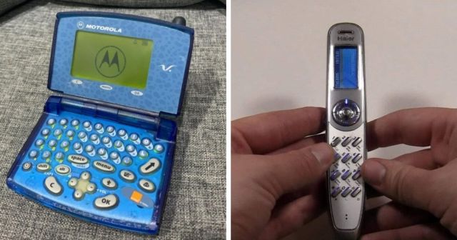 Подборка старых мобильных телефонов с самым необычным дизайном