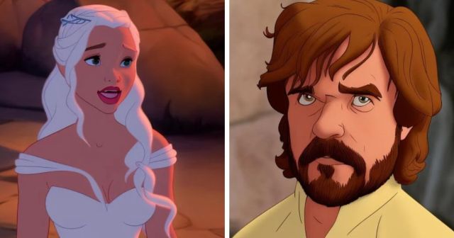 Как бы выглядели герои "Игры престолов", если бы студия Disney решила снять свой мультсериал