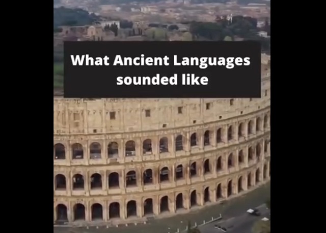 Как звучали древние языки