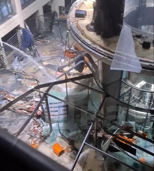 В Берлине лопнул 16-метровый аквариум с 1,5 тысячами рыб