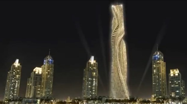 В Дубае построят вращающийся 80-этажный небоскрёб Dynamic Tower