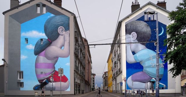 Художник-путешественник из Парижа и его добрые граффити