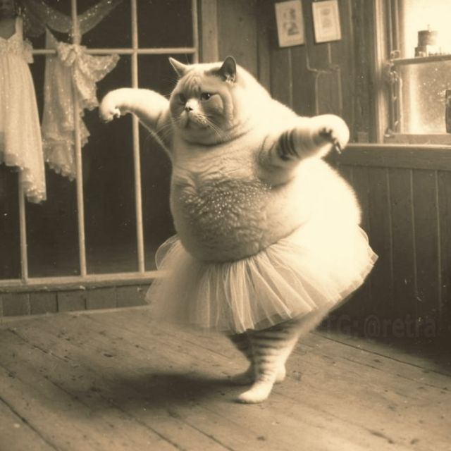 кошка-балерина