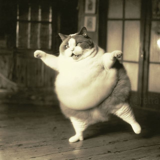 кошка-балерина