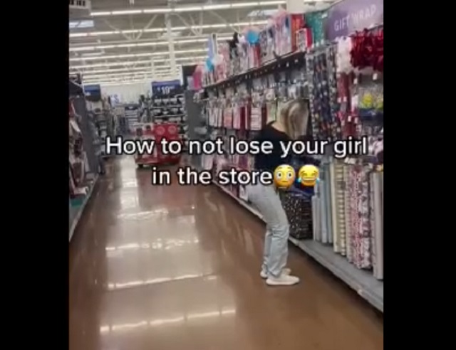 Как не потерять девушку в супермаркете?