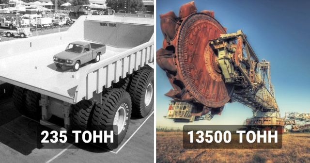 "Гиганты из стали": подборка самых больших машин на планете