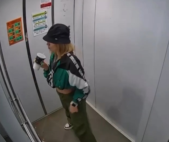 Девушка в лифте