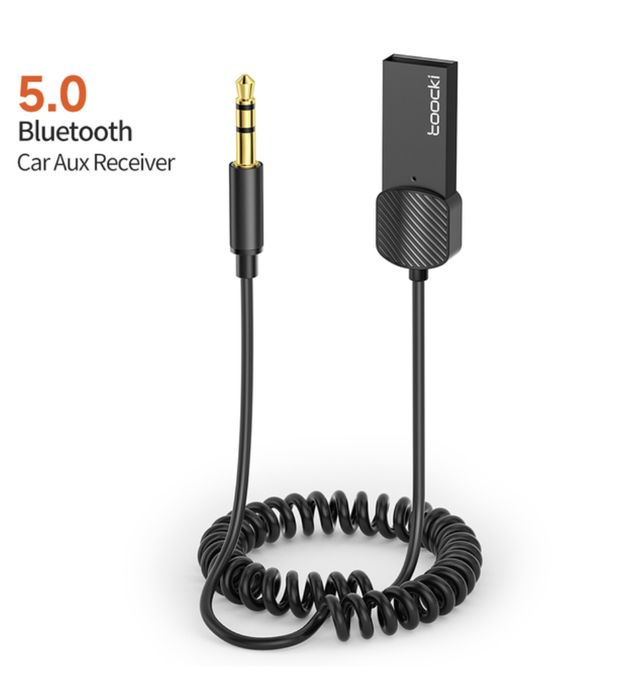 Специальный адаптер Toocki Wireless Bluetooth 5.0 Aux для автомобильных динамиков всего за 2,19 доллара США с бесплатной доставкой и купоном (-38%)