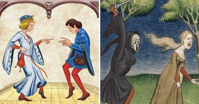 Если бы киноафиши известных фильмов рисовали художники из Средневековья