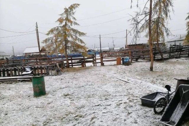 В Якутии на 1 сентября выпал снег