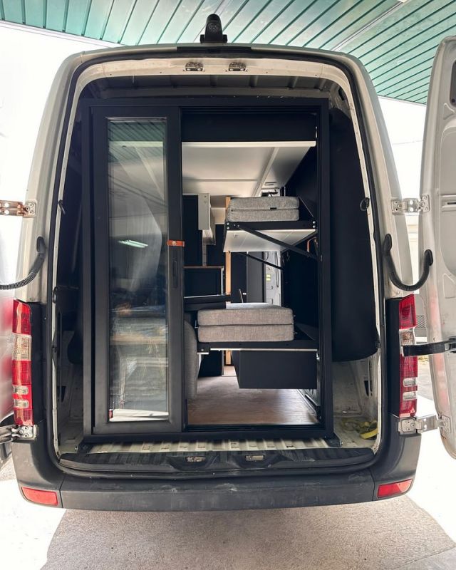 готовые модули для установки дома на колесах в обычный фургон