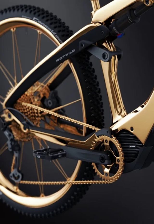 золотой велосипед