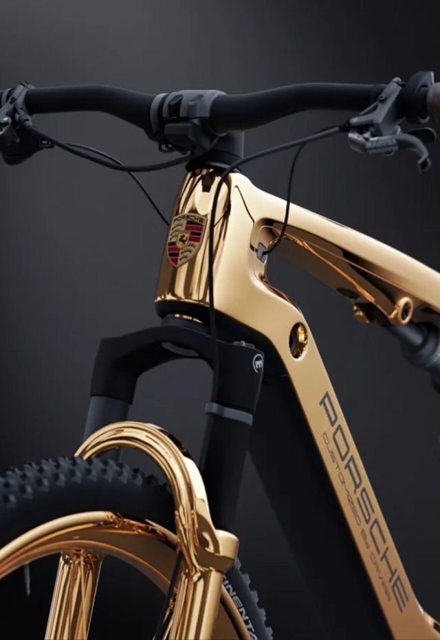 золотой велосипед