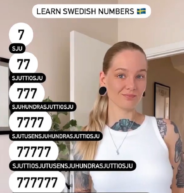 шведские цифры