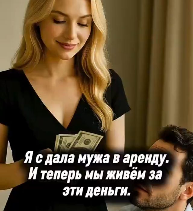 Девушка решила сдавать мужа в аренду