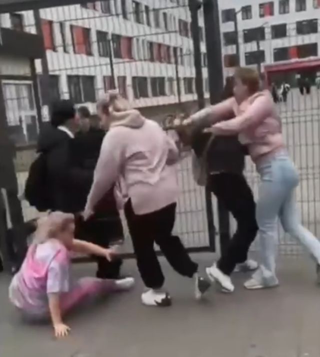 Эпичная драка мамочек произошла у школы в подмосковном Боброво