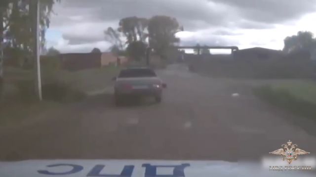 Мужчина помог задержать нарушителя с помощью меткого броска полена