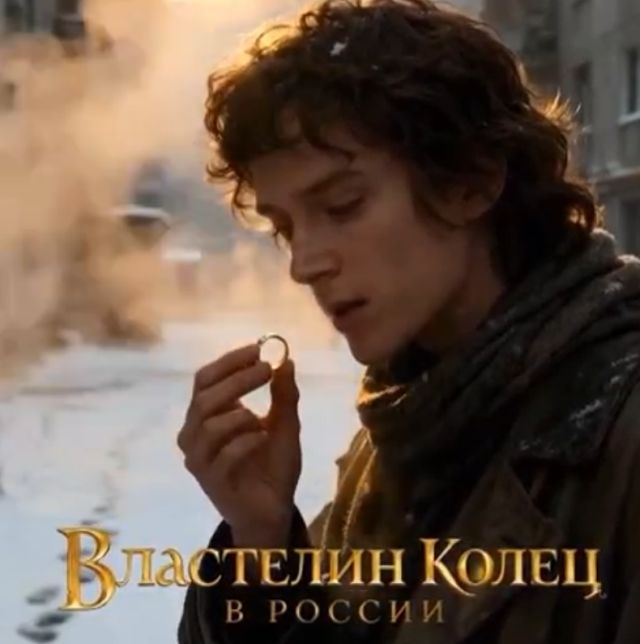 Нейросеть сгенерировала «Властелин колец» в России Нейросеть сгенерировала «Властелин колец» в России