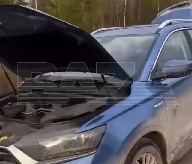 У китайской машины оторвало двигатель