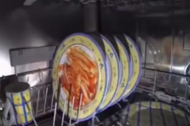 Принцип работы посудомойки изнутри