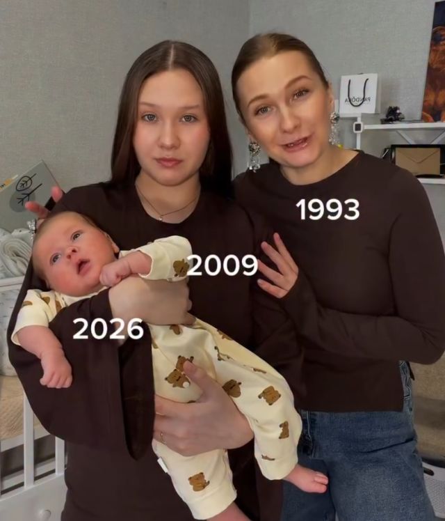 Девушка 1993 года рождения стала бабушкой
