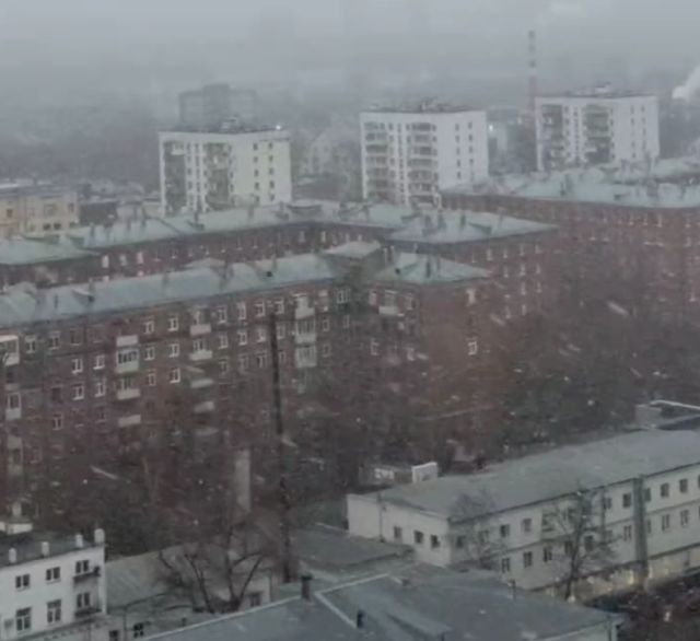 Зима вернулась в Москву
