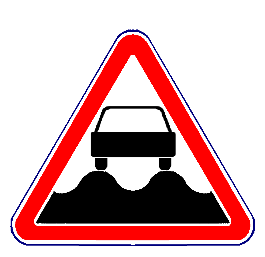 Знак дорожного движения машина
