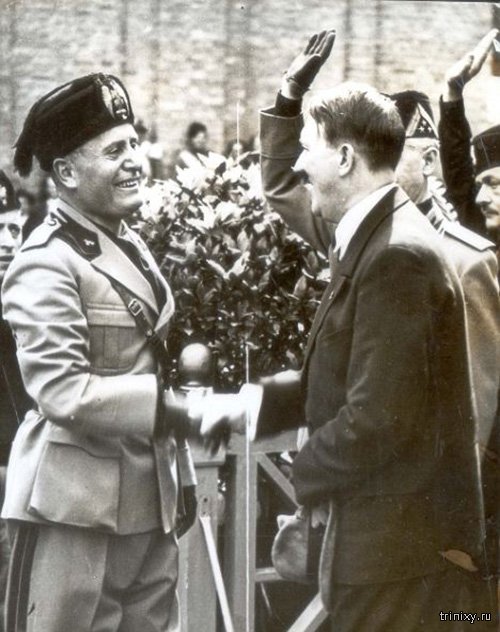 Гитлер в италии