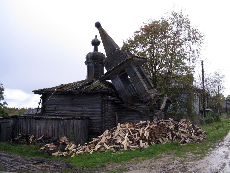 Фото разрушенной деревни